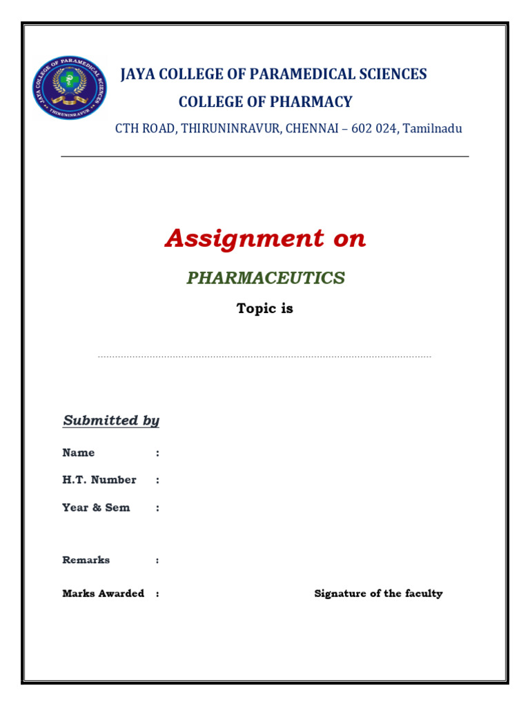 JCP - Assignment page | PDF