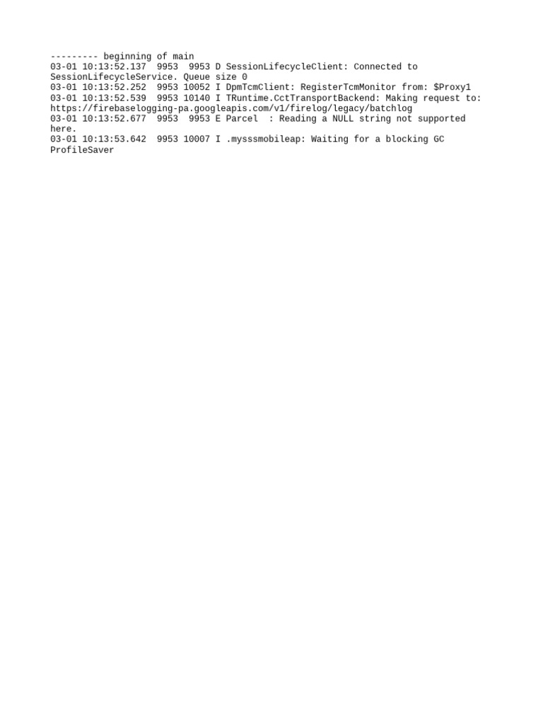 Android Session Lifecycle Logs Analysis | PDF