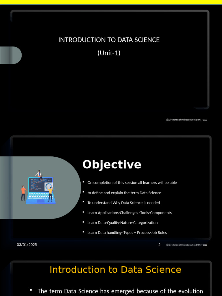 INTRODUCTION TO DATA SCIENCE | PDF | Data Science | Level Of Measurement