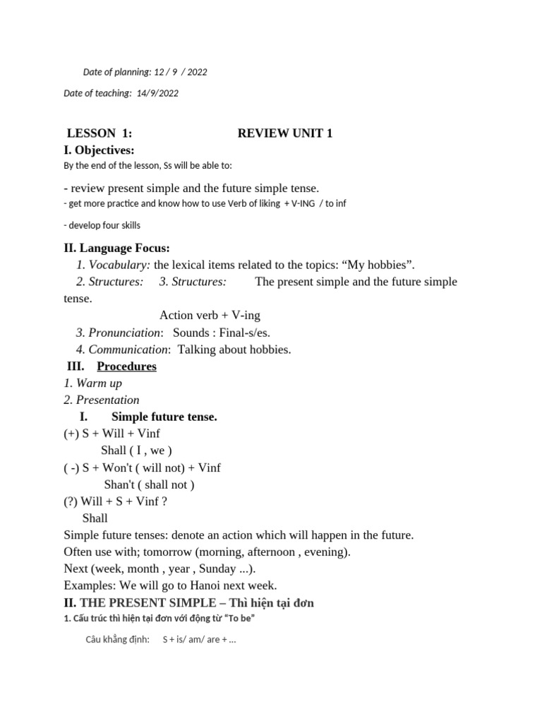 Lesson 1 | PDF