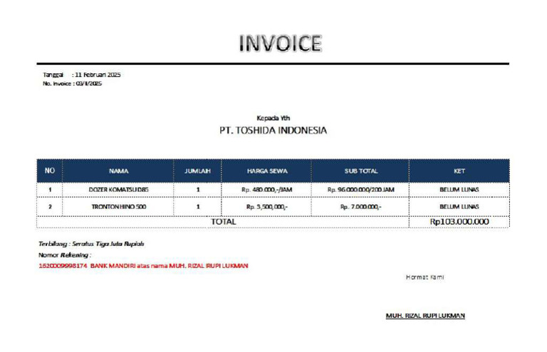 Invoice 03 | PDF