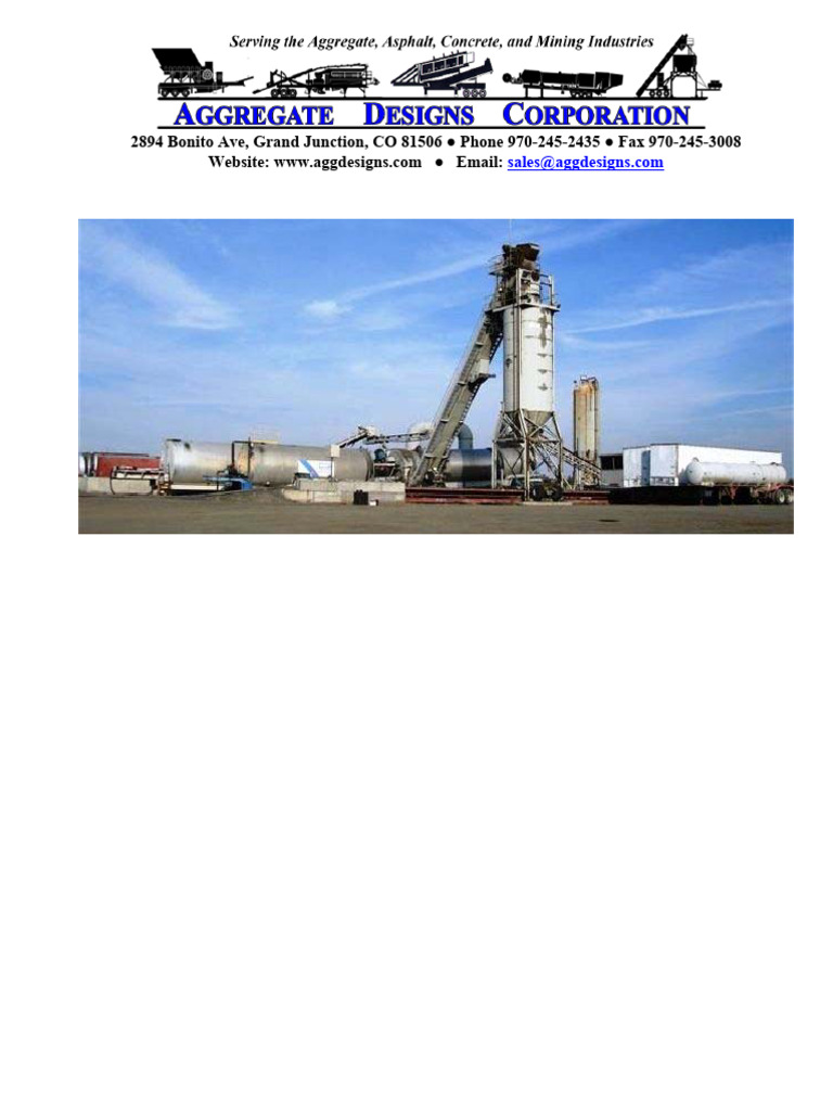 Gencor Asphalt Equipment for Sale | PDF