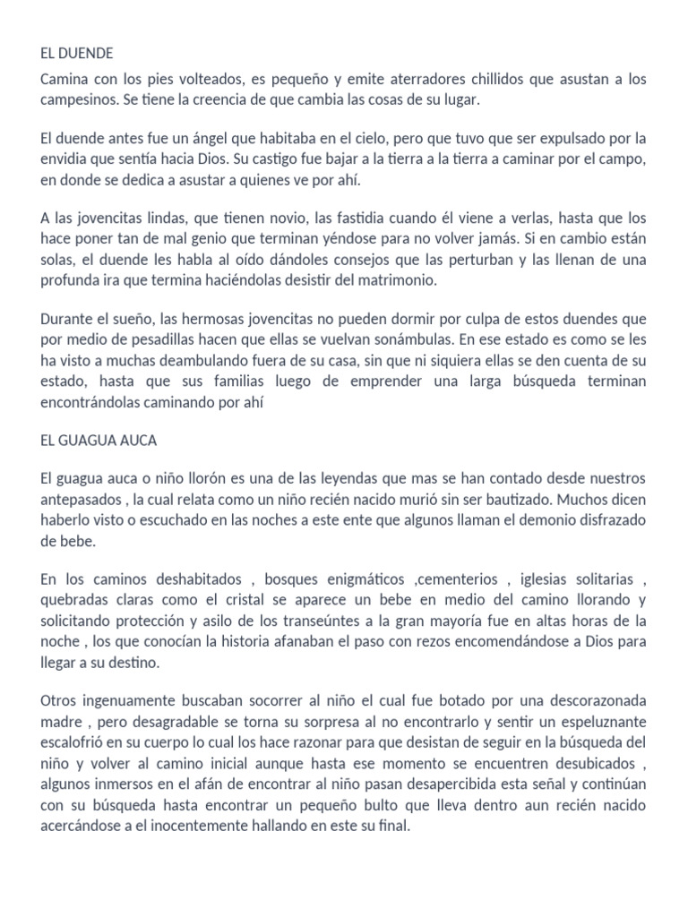 EL DUENDE | PDF