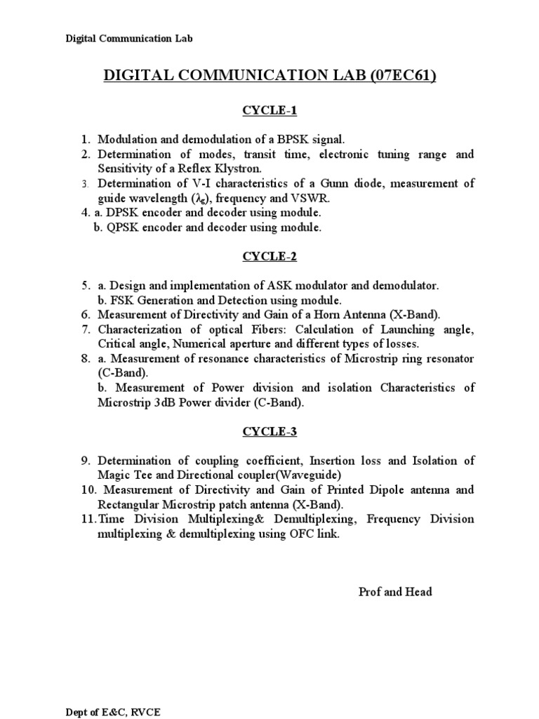 DC Lab Manual | PDF | Detector (Radio) | Antenna (Radio)