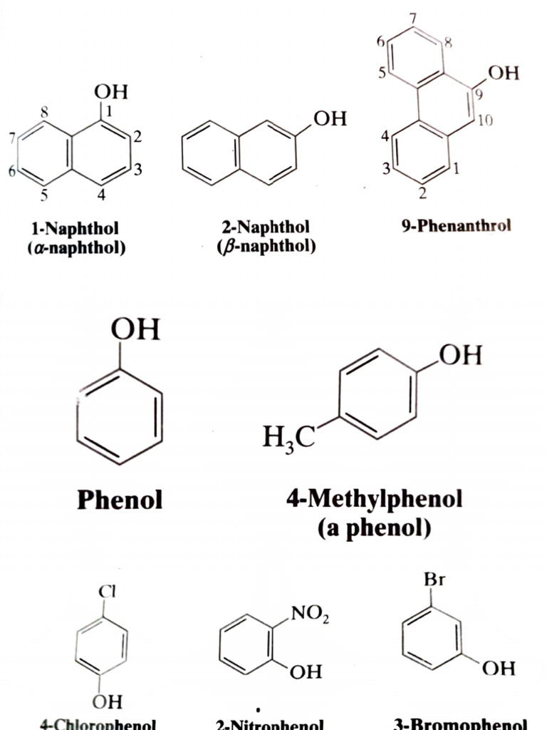 Chemical Structures of Phenolic Compounds | PDF