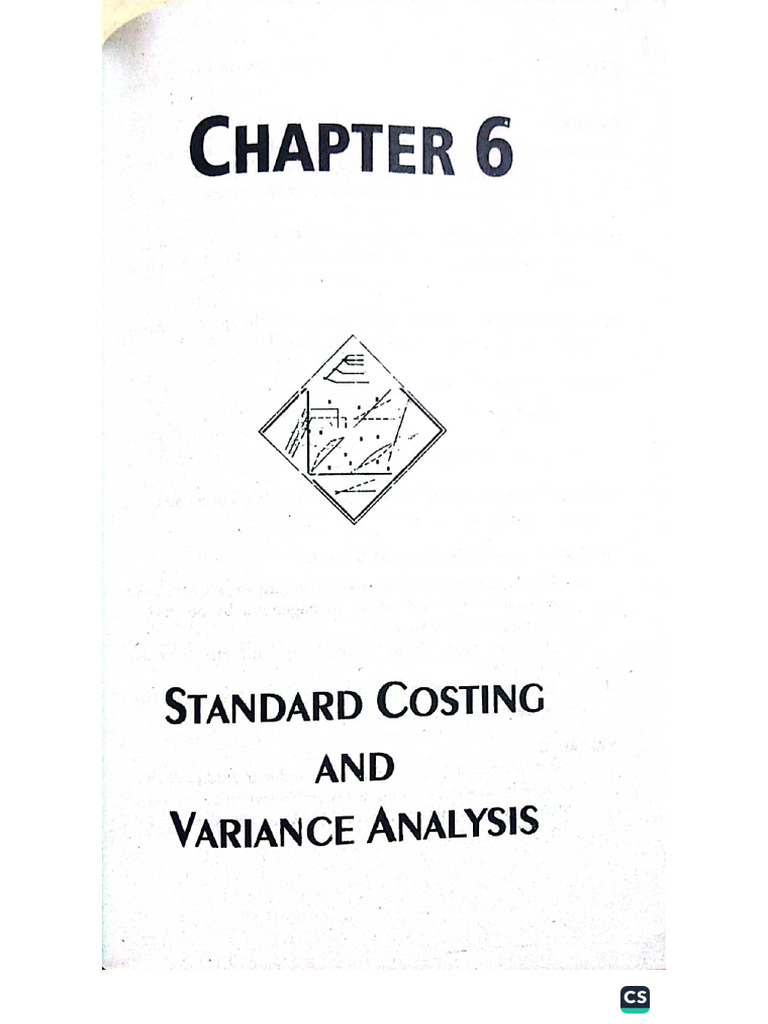 Chapter 6 Standard Costing and Variance Analysis | PDF