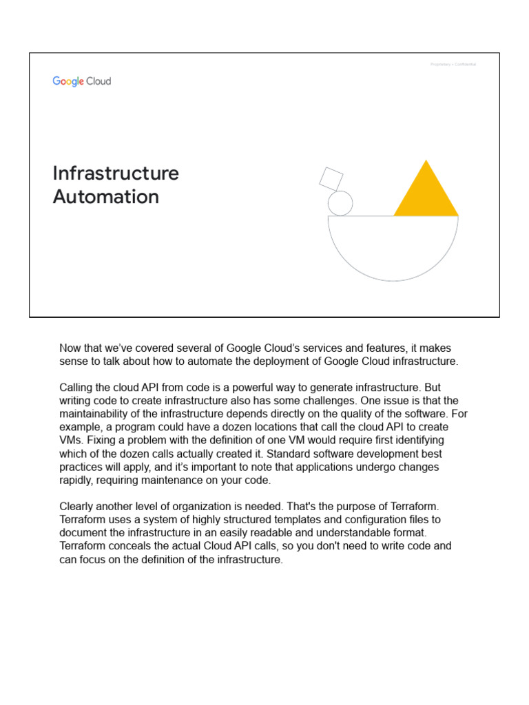 Automating Google Cloud with Terraform | PDF | Cloud Computing ...