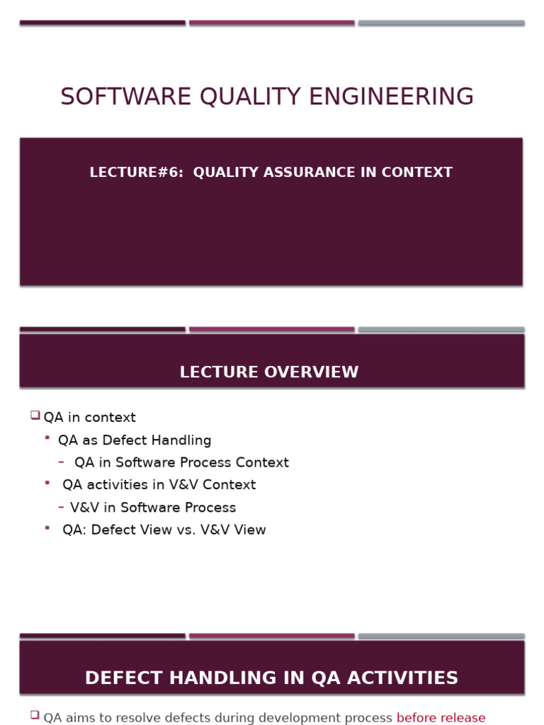Lecture#6 (1) | PDF | Software Testing | Formal Verification
