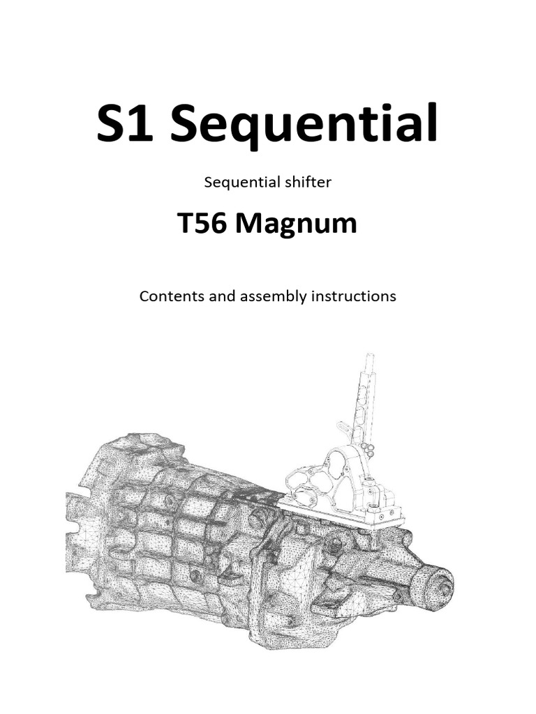 T56 Magnum Sequential Shifter Guide | PDF | Manufactured Goods | Equipment