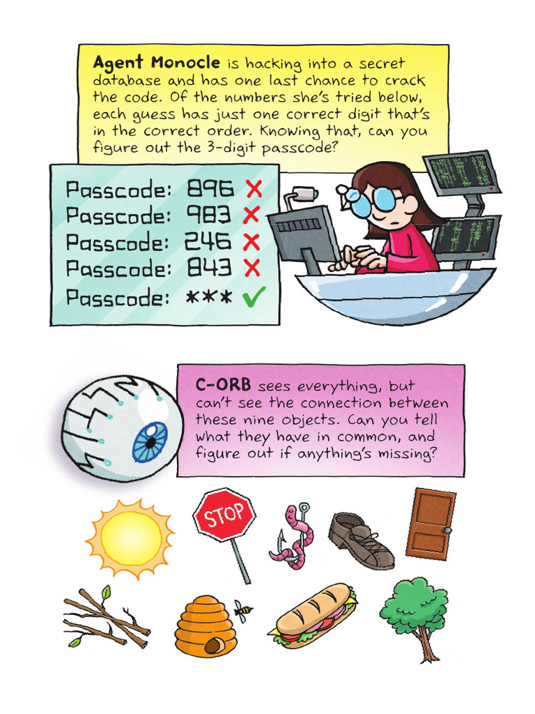 Decode Agent Monocle's Passcode Puzzle | PDF