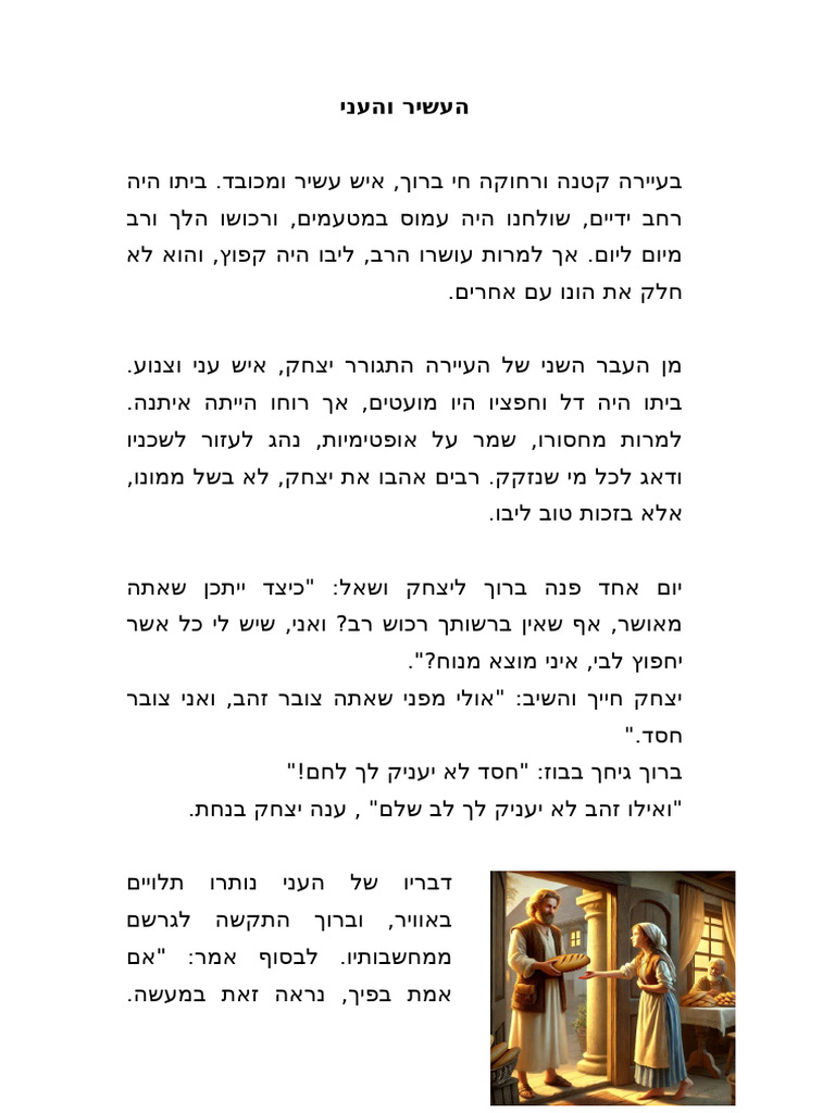 העשיר והעני | PDF