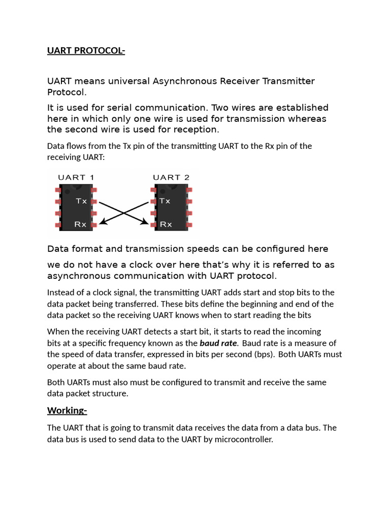 Understanding UART Protocol Basics | PDF | Network Protocols | Physical ...