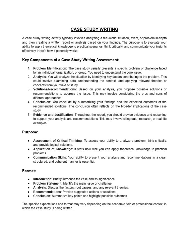 Case Study Writing - Microsoft Office (Sample) | PDF | Business