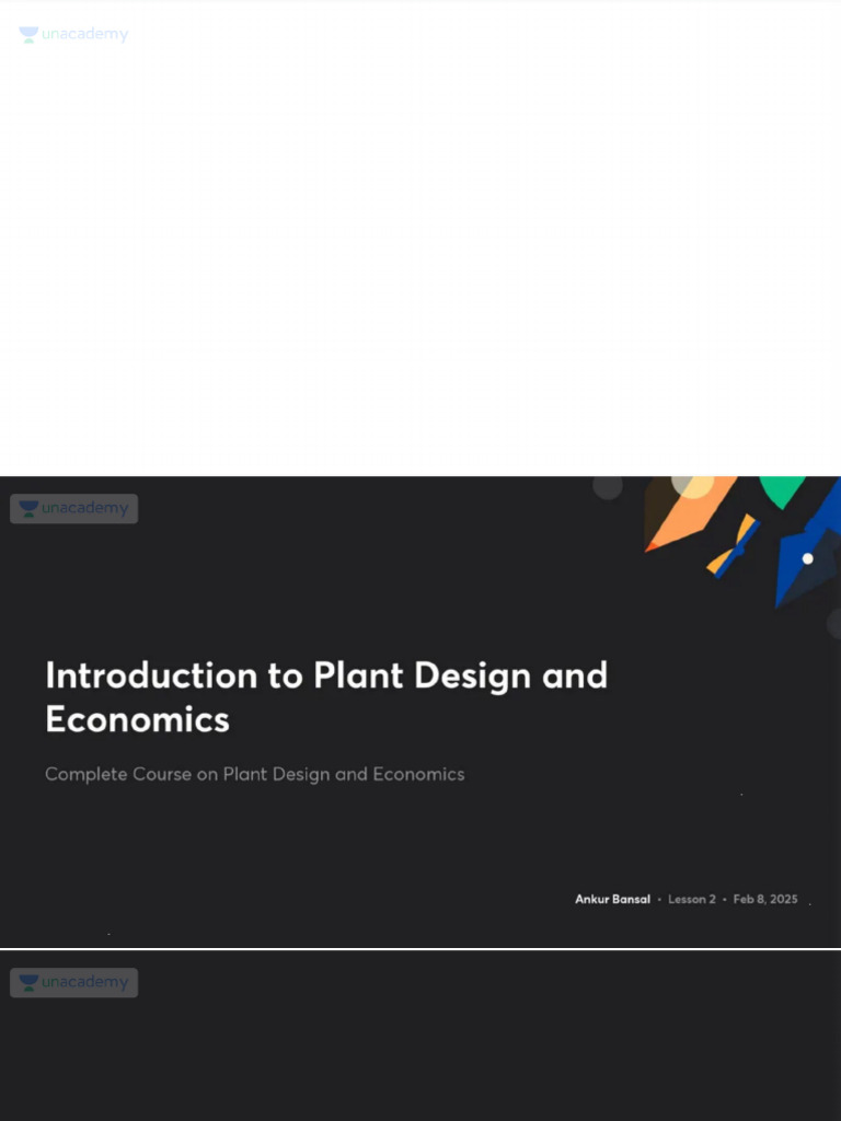 Introduction To Plant Design and Economics With Anno | PDF