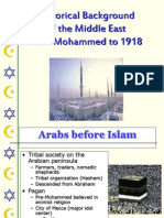 Historical Background of Islam From Mohammed To 1918