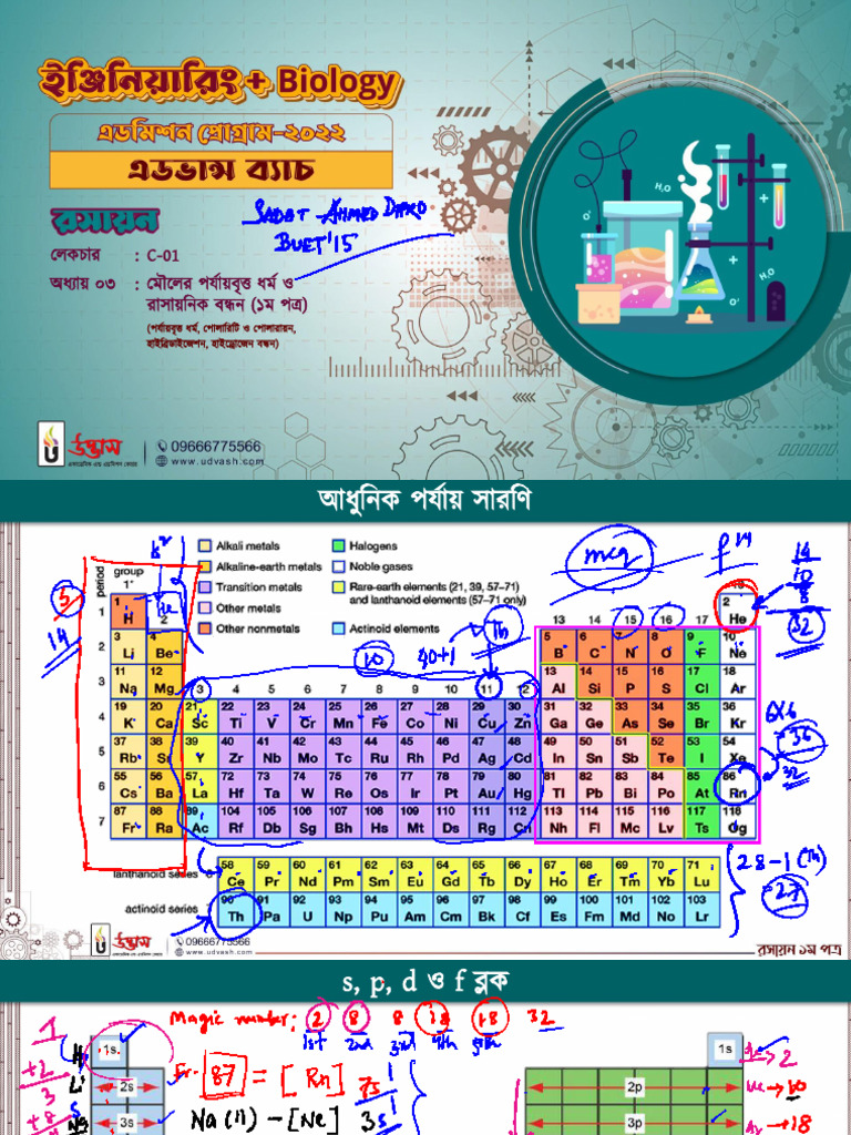 Advance Class Chem-01 | PDF