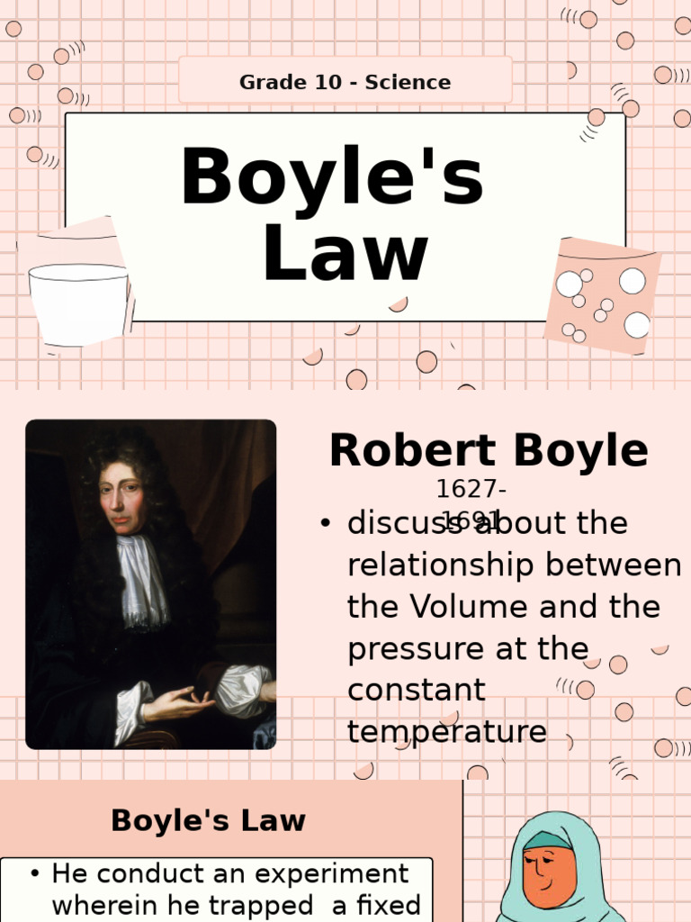 Boyles Law | PDF | Gases | Pressure