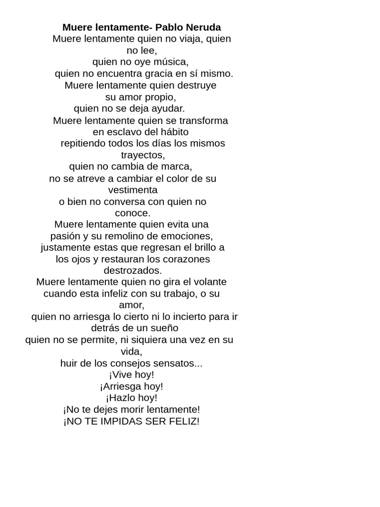 Poema Pablo Neruda PDF