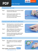 BD Preset Syringe Usage Guide | PDF | Medical Specialties | Clinical ...