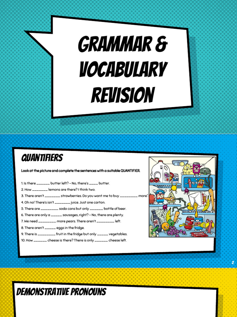 KET Grammar Exercises for Revision | PDF | Language Mechanics ...