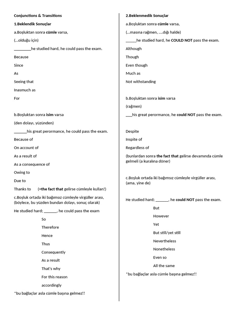 Conjunction S | PDF