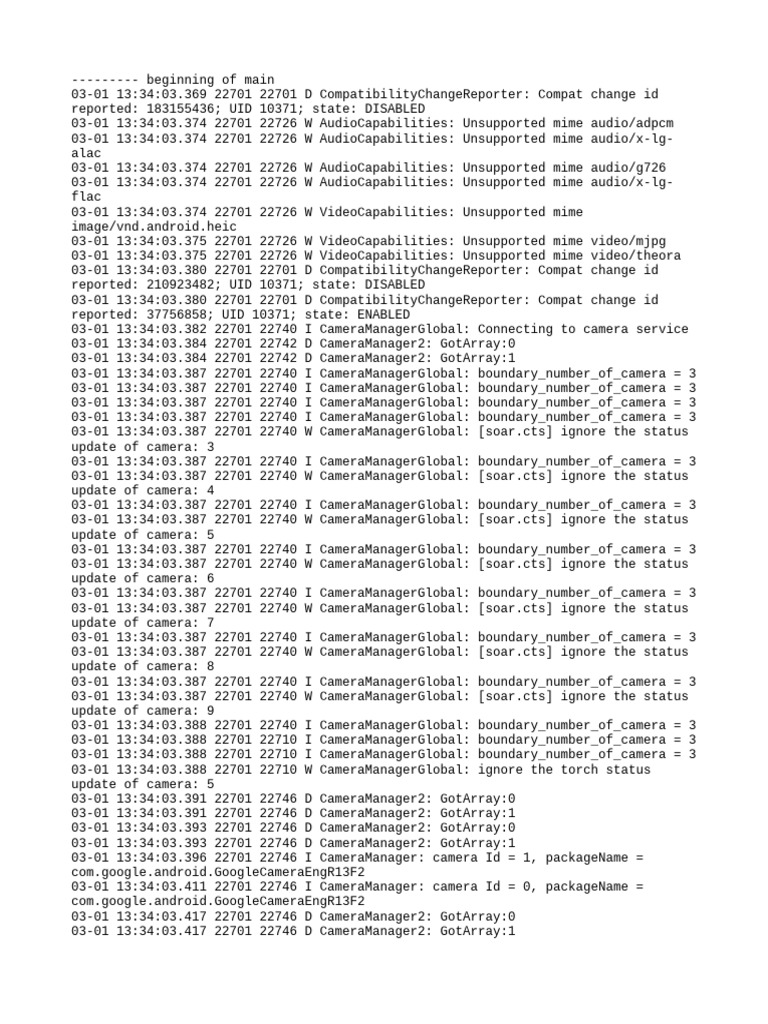 Log Cat 1740836043285 | PDF | Computing | Computer Engineering