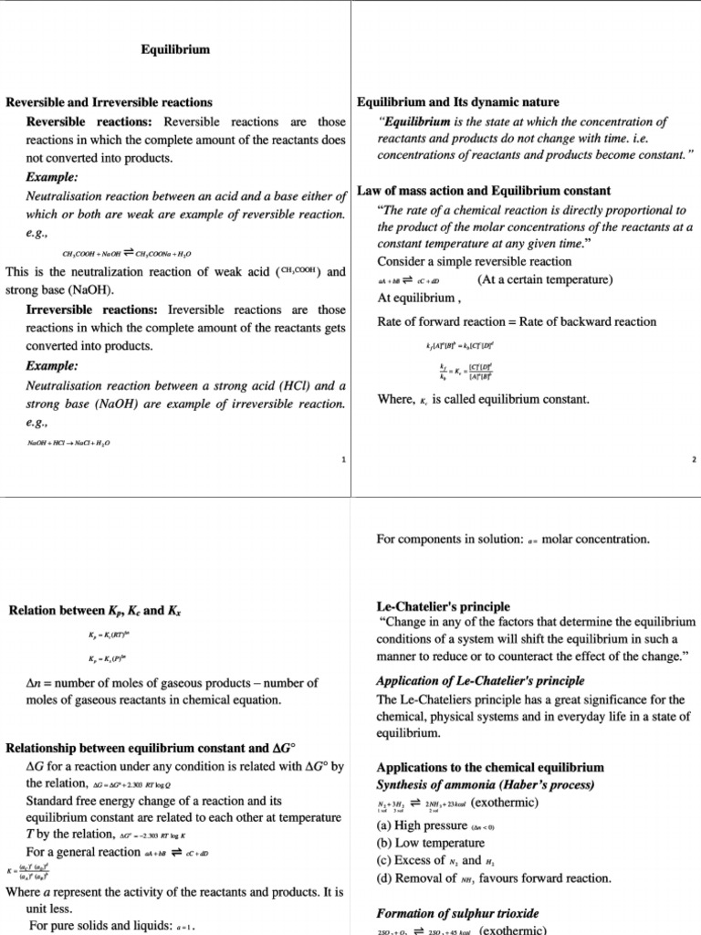 Equilibrium | PDF
