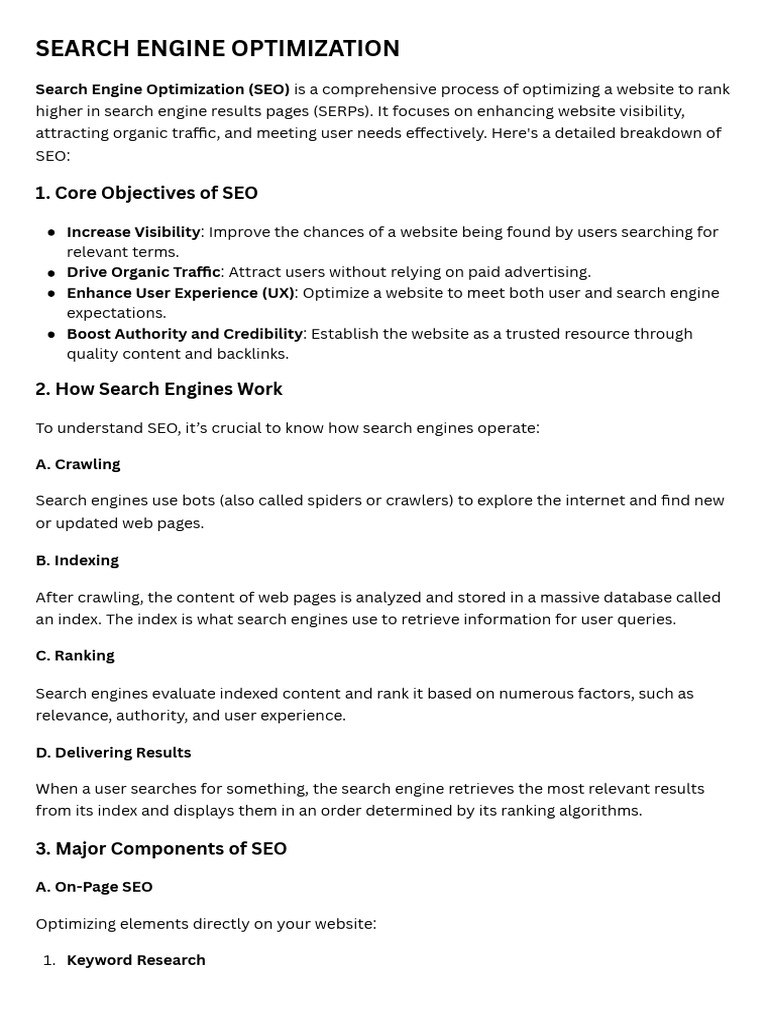 SEO and SEM: Strategies for Visibility | PDF | Search Engine Marketing ...