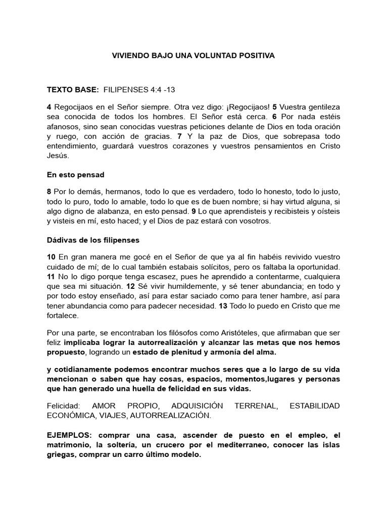 La Felicidad en Cristo | PDF | Felicidad | Pablo el apóstol