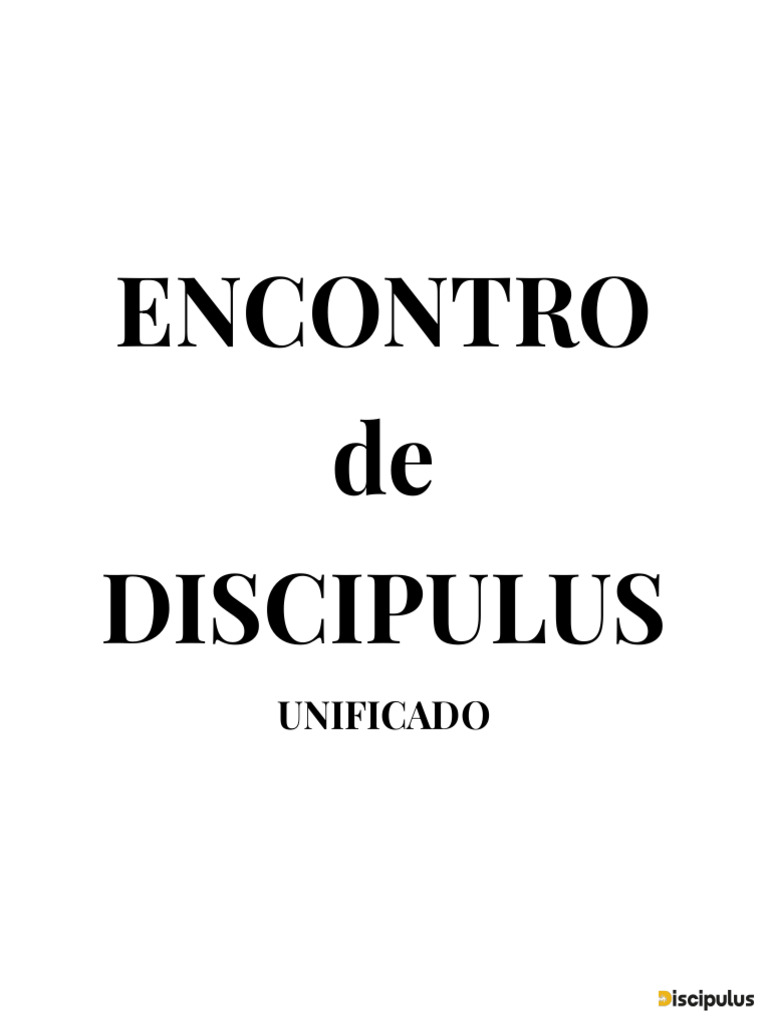 Encontro sobre o Discipulado Verdadeiro | PDF | Jesus | Evangelho de Lucas