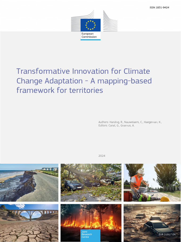 JRC137300 01 | PDF | Climate Resilience | Climate Change Mitigation