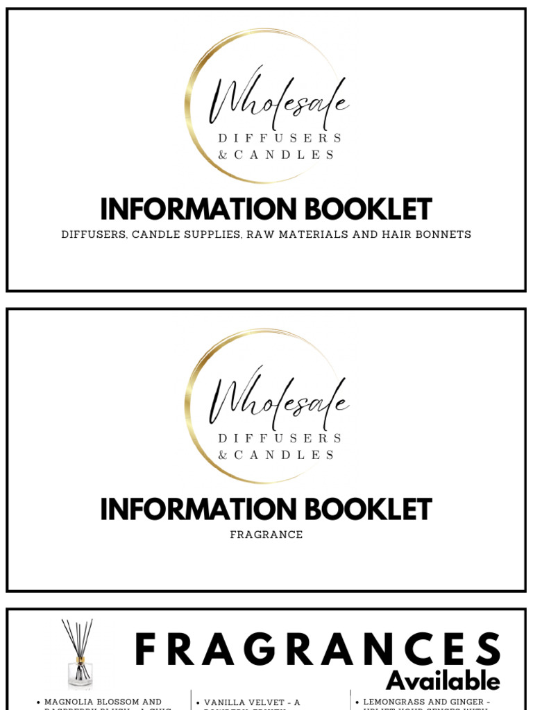 Diffuser | PDF | Candle | Wax