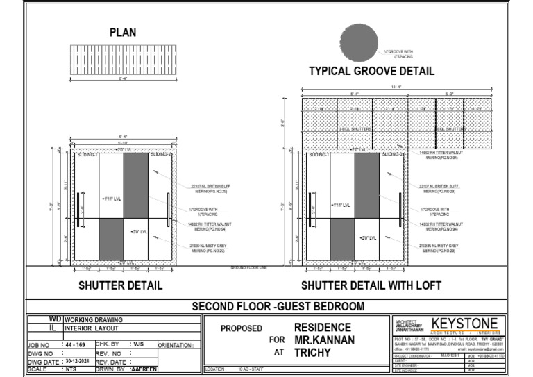 Second Floor - Guest Bedroom Shutter Detail-1 | PDF