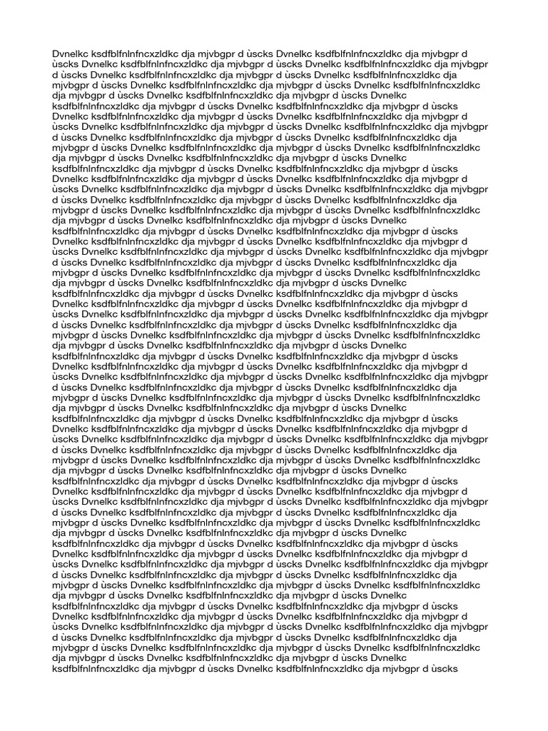 Texto repetitivo y sin sentido | PDF