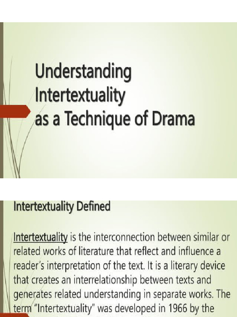 Understanding Intextuality | PDF