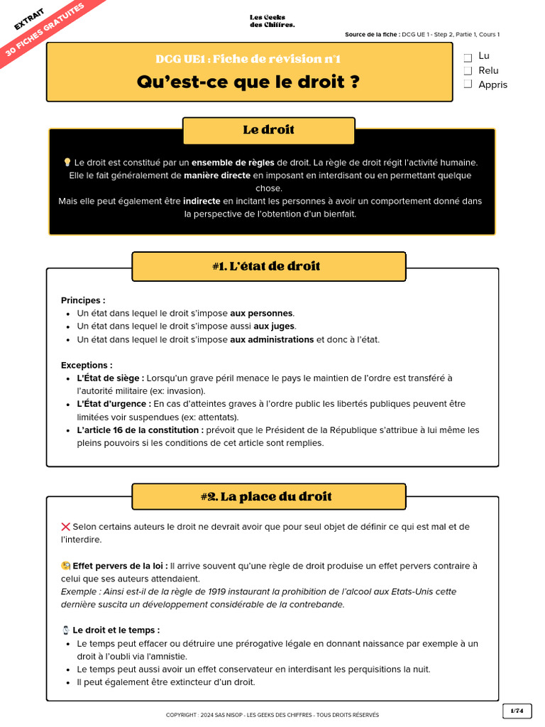 Introduction au Droit et ses Principes | PDF | Loi | Constitution
