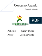 Articulo Wikipedia: Wiñay Pacha - Cecilia Pinedo