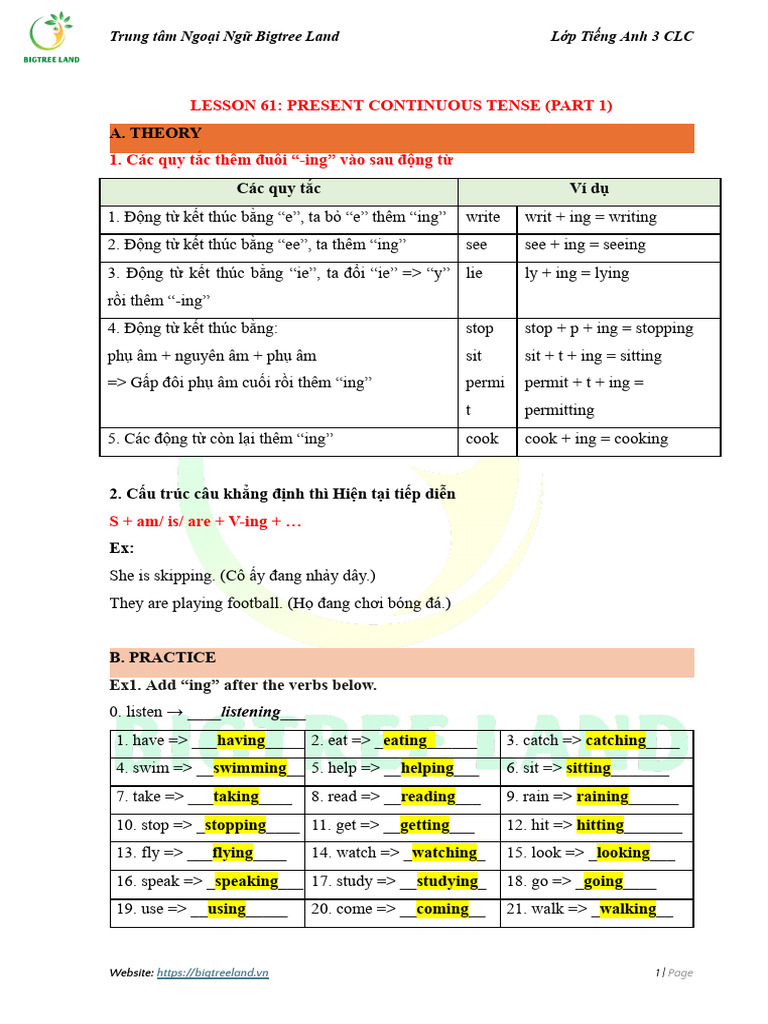 Key - Lesson 54 | PDF