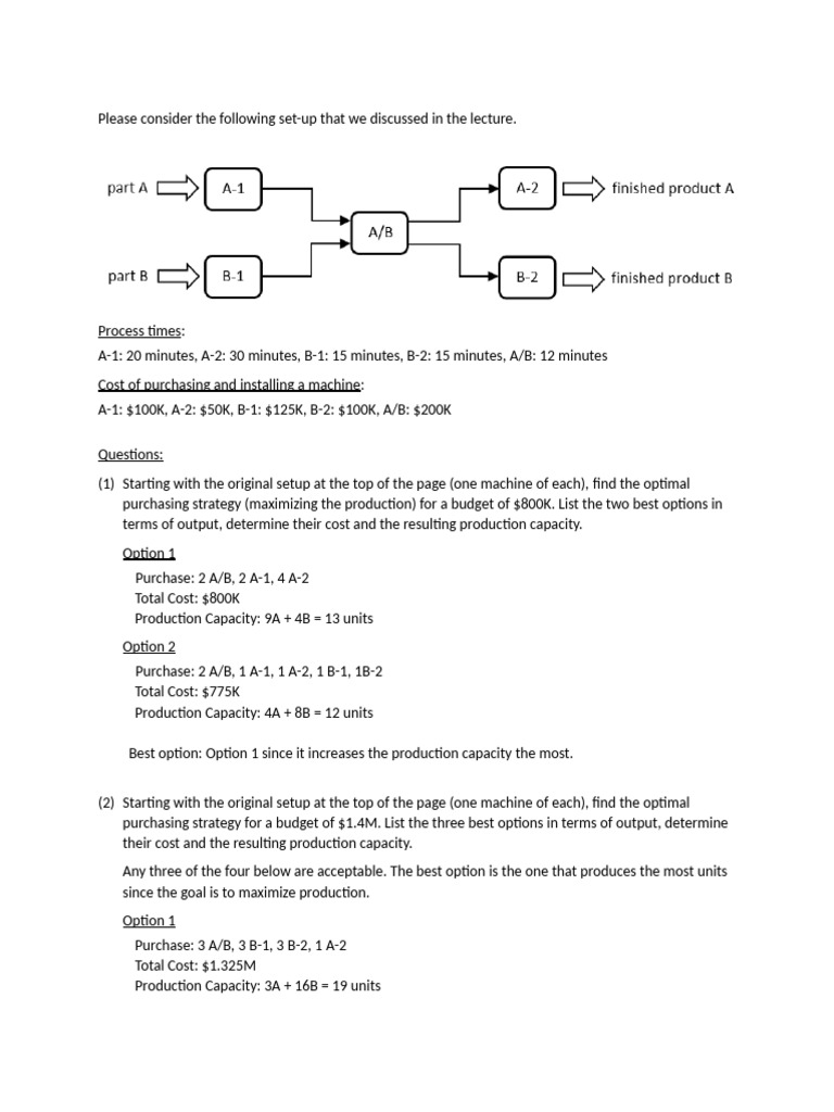HW+ +Production+Line+Answers | PDF