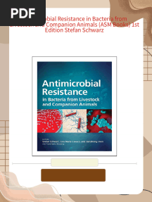 Antimicrobial Resistance in Bacteria from Livestock and Companion Animals (ASM Books) 1st Edition Stefan Schwarz - The ebook is ready for download with just one simple click