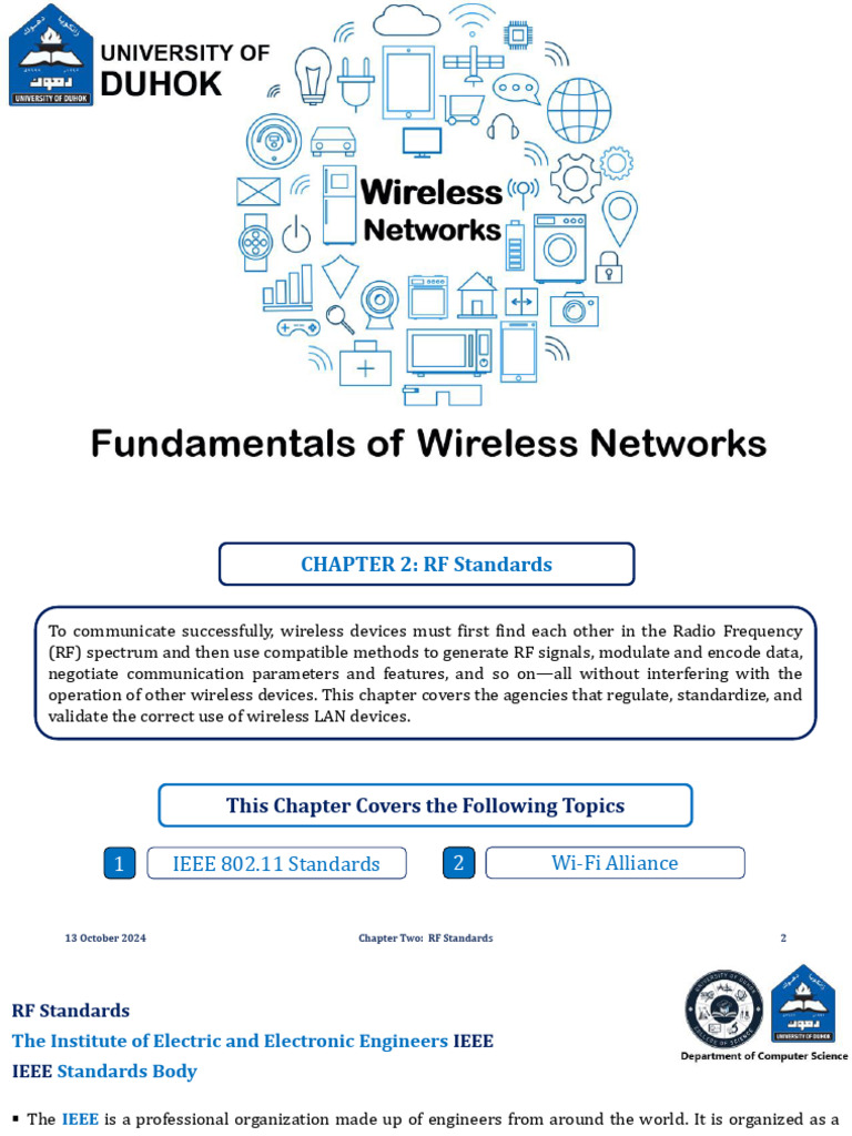 Overview of IEEE 802.11 RF Standards | PDF | Ieee 802.11 | Computer Network