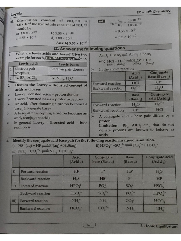 Chemistry Chapter - 8 | PDF