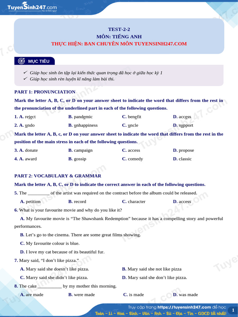 Test 2 2 | PDF