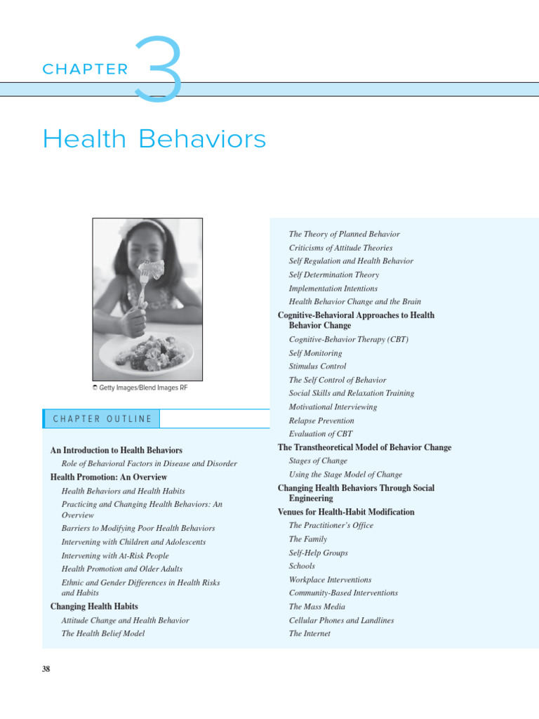 Understanding Health Behaviors and Promotion | PDF | Cognitive ...
