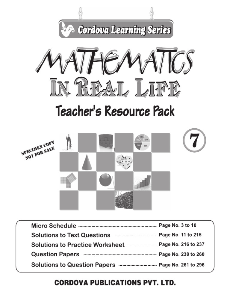 Answerkey-7 PDF | PDF | Area | Algebra