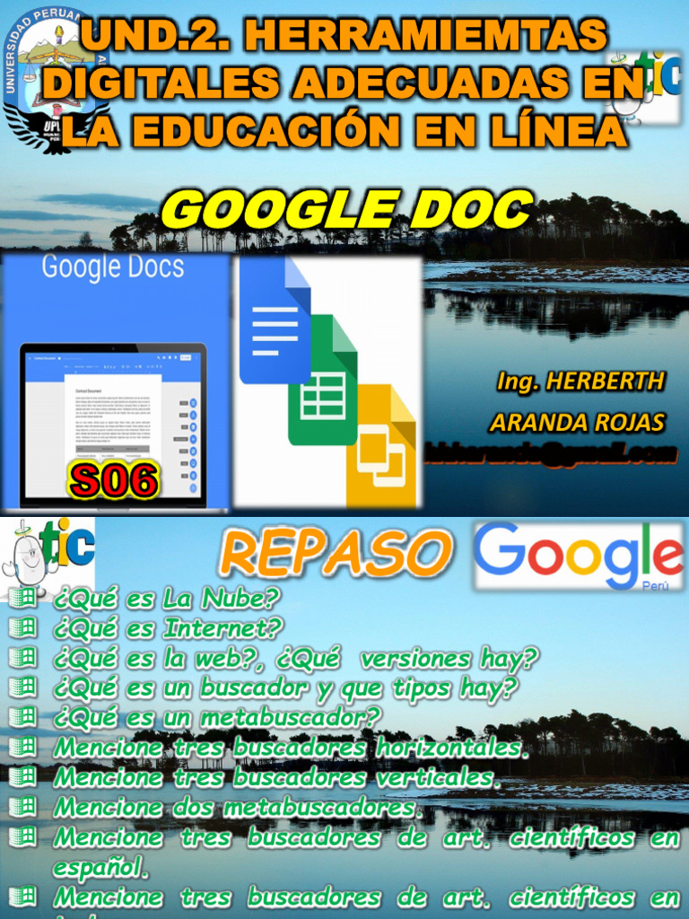 Herramientas Digitales: Google Docs en Educación | PDF | Software ...