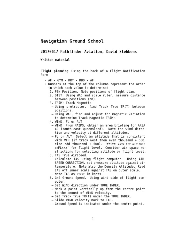 Navigation | PDF | Velocity | Aviation