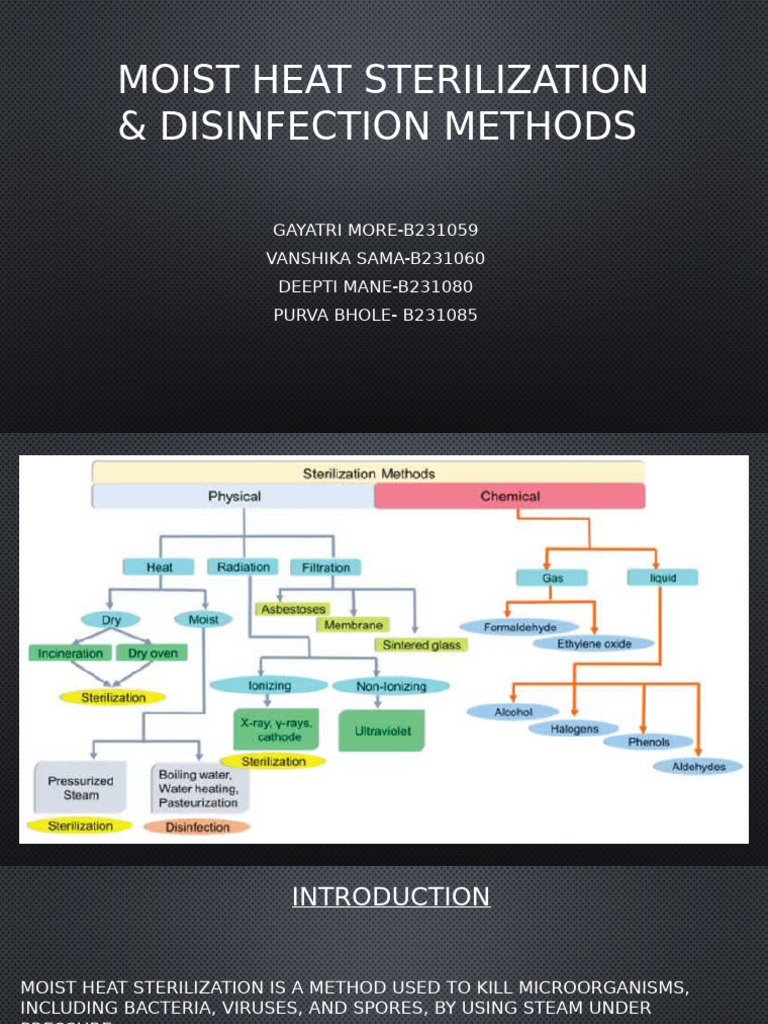 Moist Heat Sterilization Methods Explained | PDF | Sterilization ...