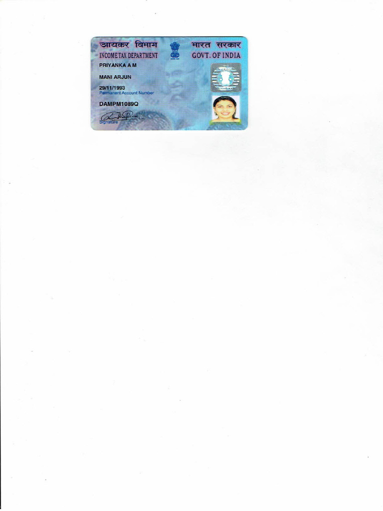 Pan Card | PDF