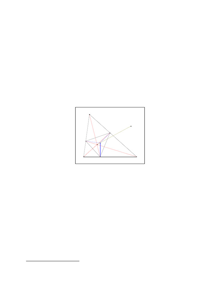 Preuve synthétique du point de Longchamps | PDF | Triangle | Géométrie